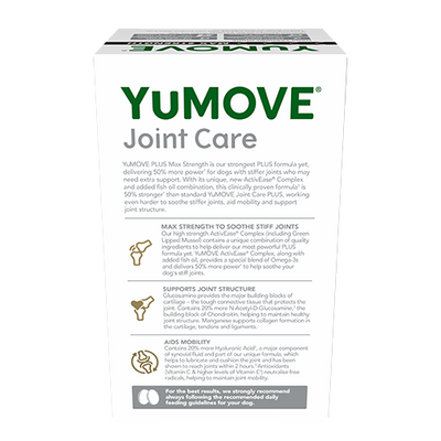 YuMOVE Joint Care PLUS MAX STRENGTH for Dogs